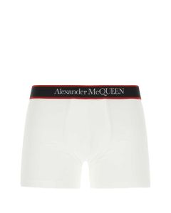 Alexander McQueen Logo-Waist Stretch Boxer Shorts