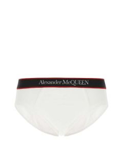Alexander McQueen Logo-Waist Stretch Briefs