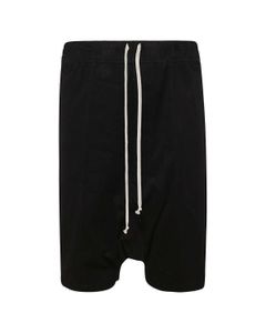 Rick Owens Drop-Crotch Drawstring Shorts