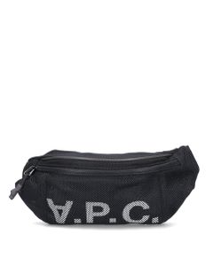 A.P.C. Logo-Print Bum Bag