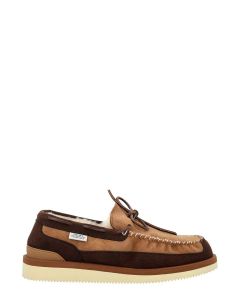Suicoke Shearling-Lined Round Toe Loafers