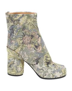 Tabi Ankle Boots In Brocade Fabric