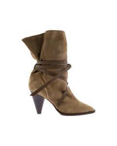 Isabel Marant Woman's Beige Lidly Suede Boots