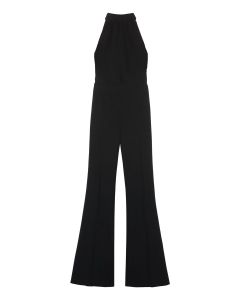 Boutique Moschino High Neck Sleeveless Flared Jumpsuit