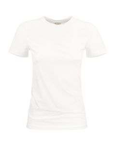 Stretch Cotton Jersey T-shirt With Monile