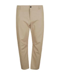 Buttoned Straight Trousers