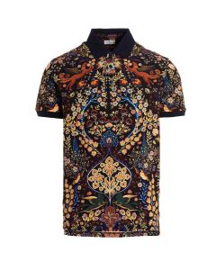 Etro All-Over Graphic Printed Polo Shirt