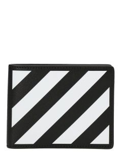 Off-White Diag-Stripe Logo Detailed Wallet
