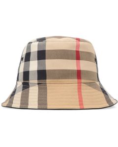 Burberry Vintage Check Pattern Bucket Hat