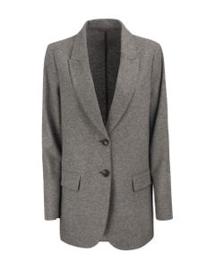 Deconstructed Cashmere Jacket With Necklace