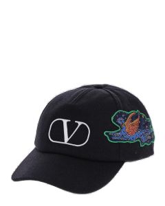 Valentino VLogo Embroidered Baseball Cap