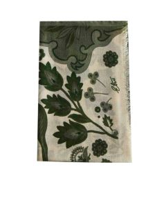Etro Floral Printed Frayed Scarf