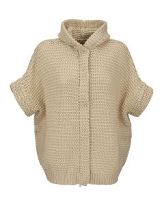 Brunello Cucinelli Knitted Hooded Cardigan