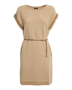 Bicolour knitted dress