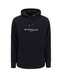 Givenchy Logo Reverse Drawstring Hoodie