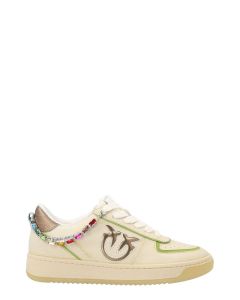 Pinko Logo Detailed Lace-Up Sneakers