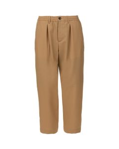 Marni High-Waist Relaxed Cropped Pants