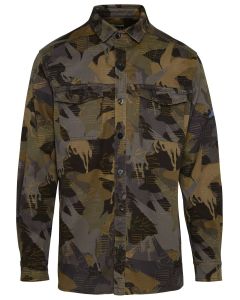 Etro Camouflage Pattern Long-Sleeved Shirt
