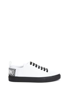 Moschino Logo-Patch Lace-Up Sneakers