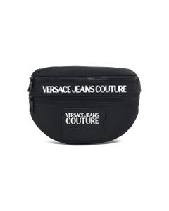 Versace Jeans Couture Fabric Sling Bag With Logo Details