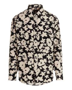 Tom Ford Floral Pattern Buttoned Shirt