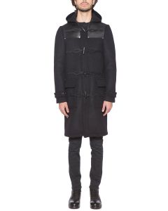 Givenchy Frog Buttoned Hooded Coat