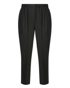 Brunello Cucinelli High-Waist Cropped Trousers