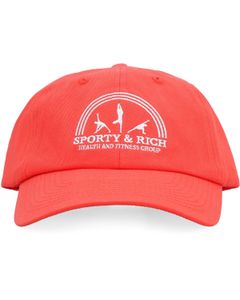 Sporty & Rich Logo Embroidered Baseball Cap