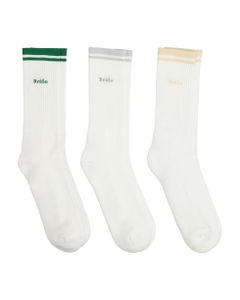 Socks In White Cotton