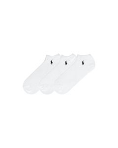 Polo Ralph Lauren Three-Pack Logo Embroidered Ankle Socks