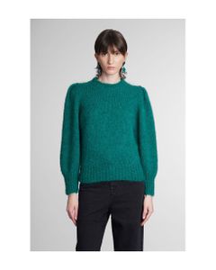 Emma Knitwear In Green Wool