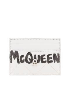 Alexander McQueen Graffiti Printed Cardholder