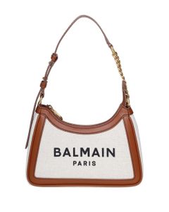 Balmain B-army 26 Bag In Canvas And Leather