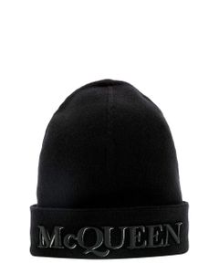 Alexander McQueen Logo Embroidered Beanie