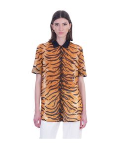 Shirt In Animalier Silk
