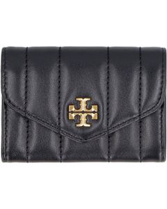 Tory Burch Logo Plaque Quilted Cardholder