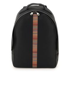 Paul Smith Signature-Stripe Zipped Backpack