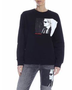 Karl Legend sweatshirt in black