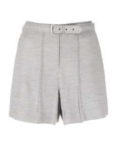 Grey Acrylic Shorts