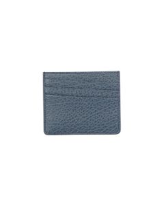 Card Holder In Gained Leather With The Maison's Iconic Four-stitch Motif