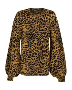 Stella Mccartney Exclusive Cheetah Print Pullover; Collection Designed For An Ambitious Woman