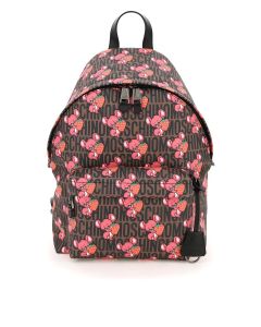 Moschino Allover Graphic Printed Zipped Backpack