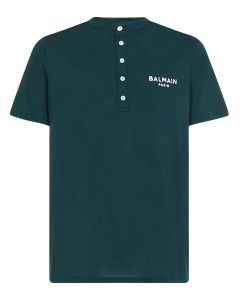 Balmain Logo Embroidered T-Shirt