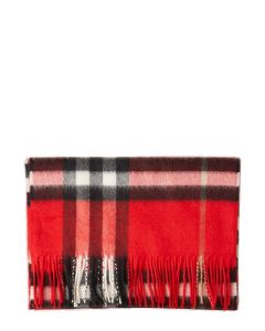 Burberry The Classic Check Fringed Scarf