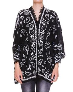 P.A.R.O.S.H. Embroidered Knit Cardigan