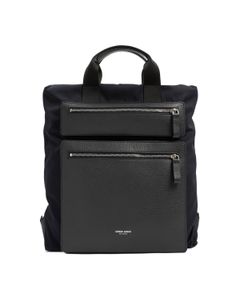 Giorgio Armani Logo Detailed Zipped Backpack