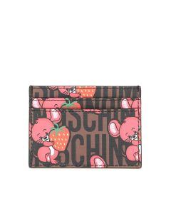 Moschino All-Over Logo Printed Cardholder