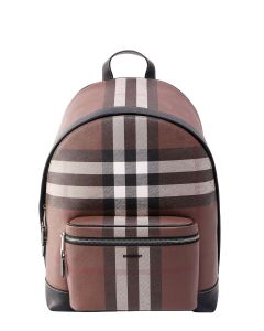 Burberry Check Patterned Backpack