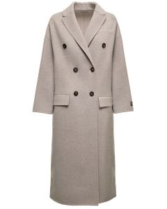 Brunello Cucinelli Double-Breasted Mid-Length Coat