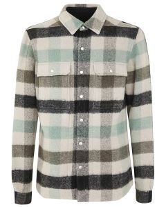 Rick Owens Checked Buttoned Overshirt Jacket